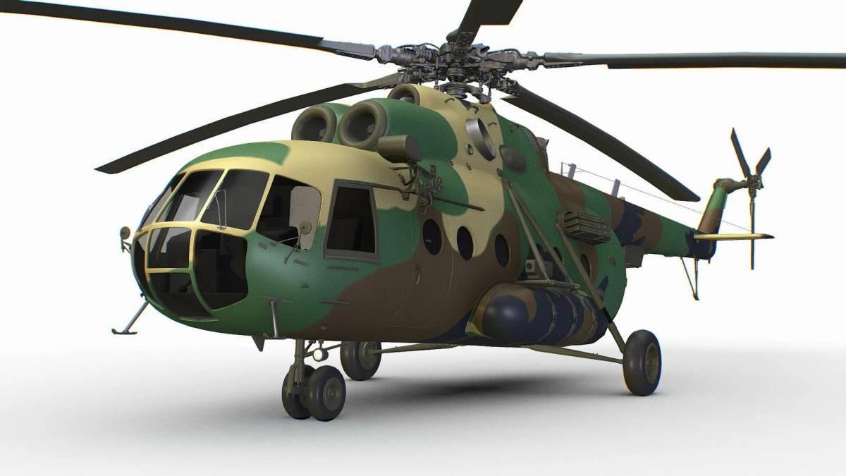 Военный вертолет для детей #34