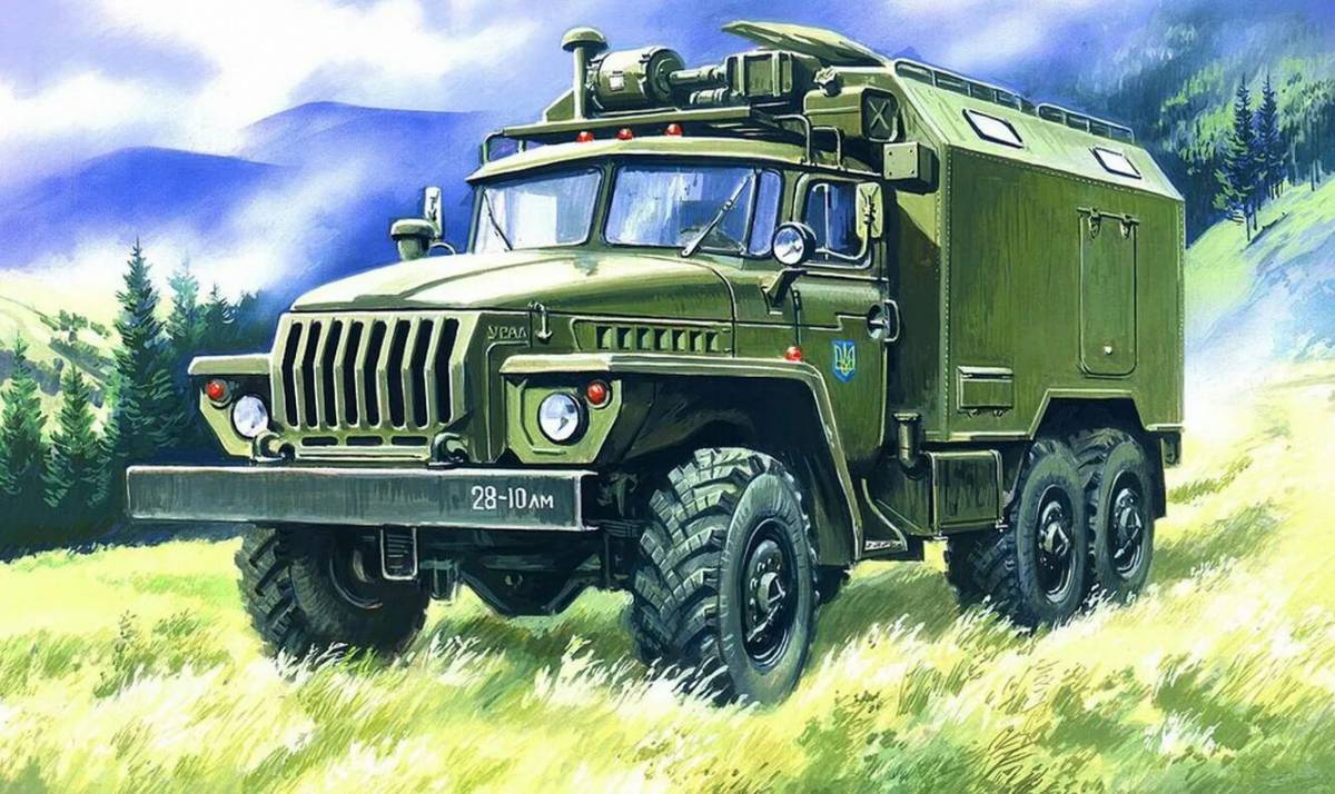 Военный грузовик для детей #12
