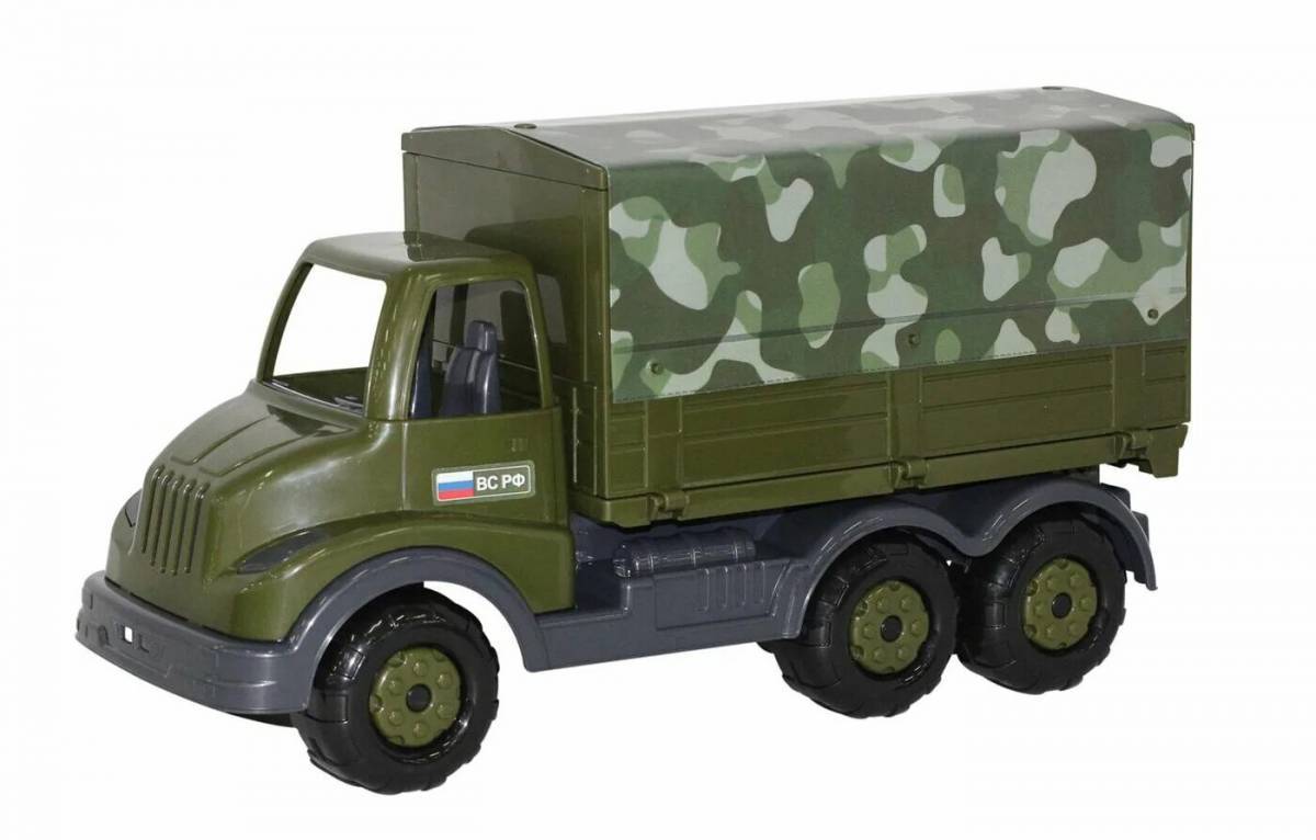 Военный грузовик для детей #13