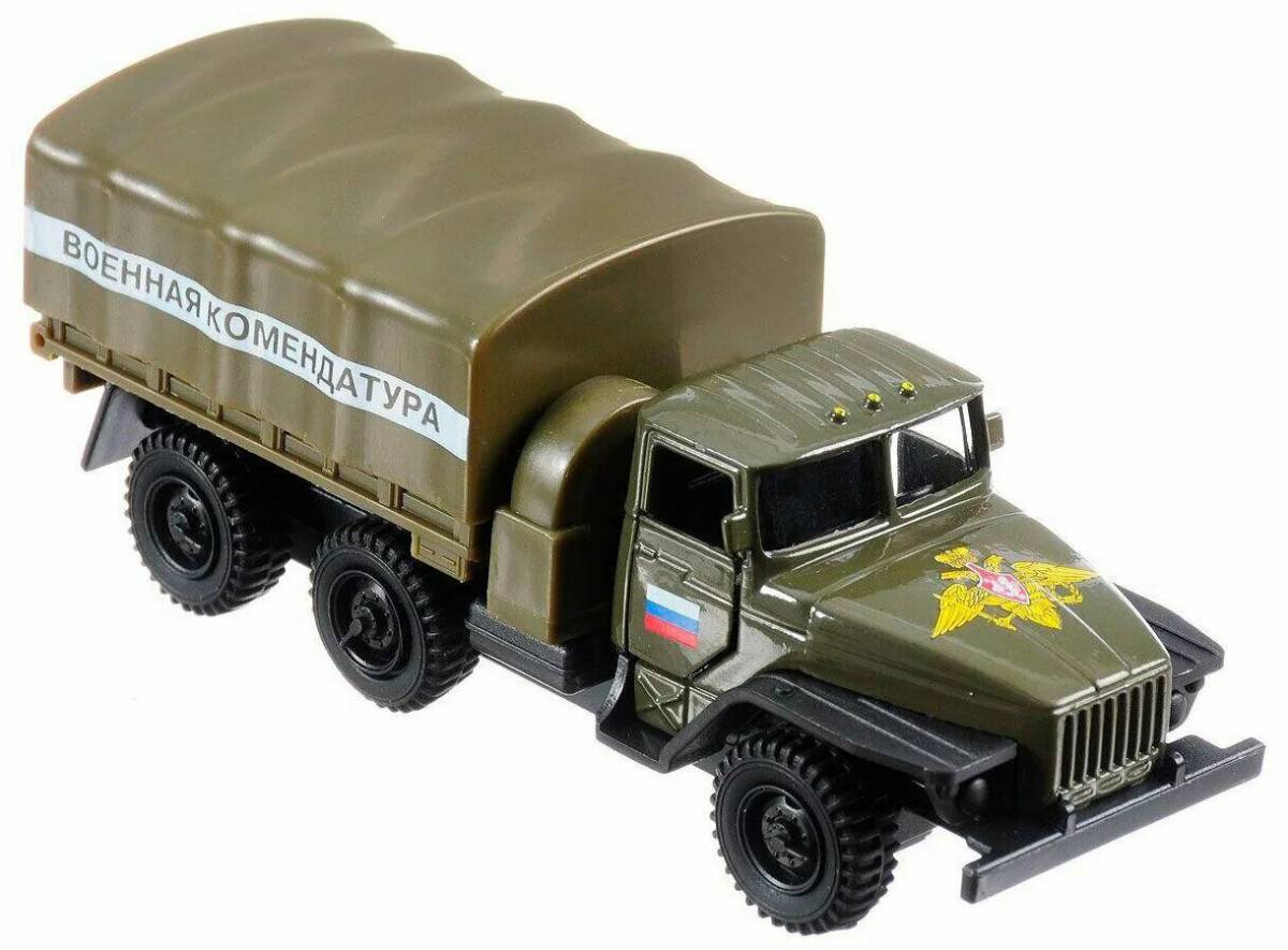 Военный грузовик для детей #19