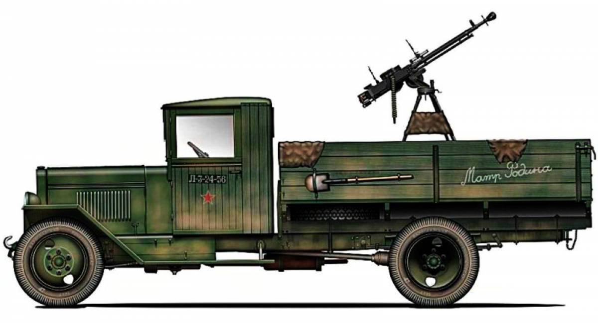 Военный грузовик для детей #26