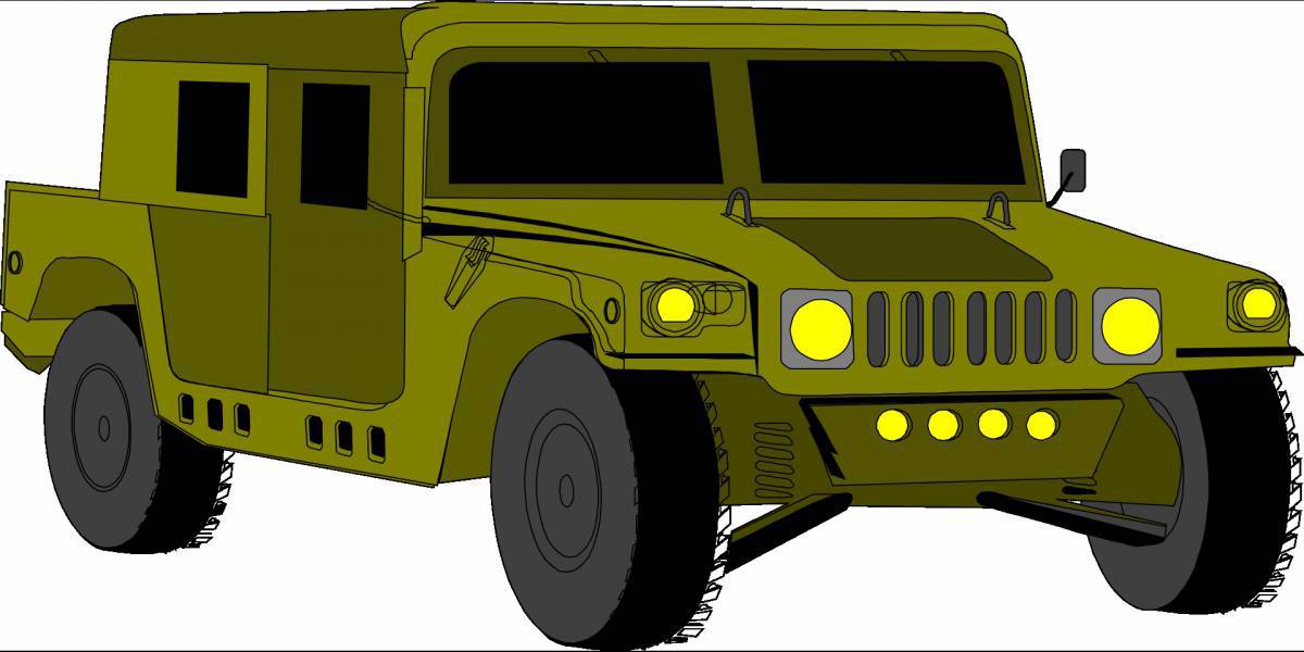 Военный грузовик для детей #27