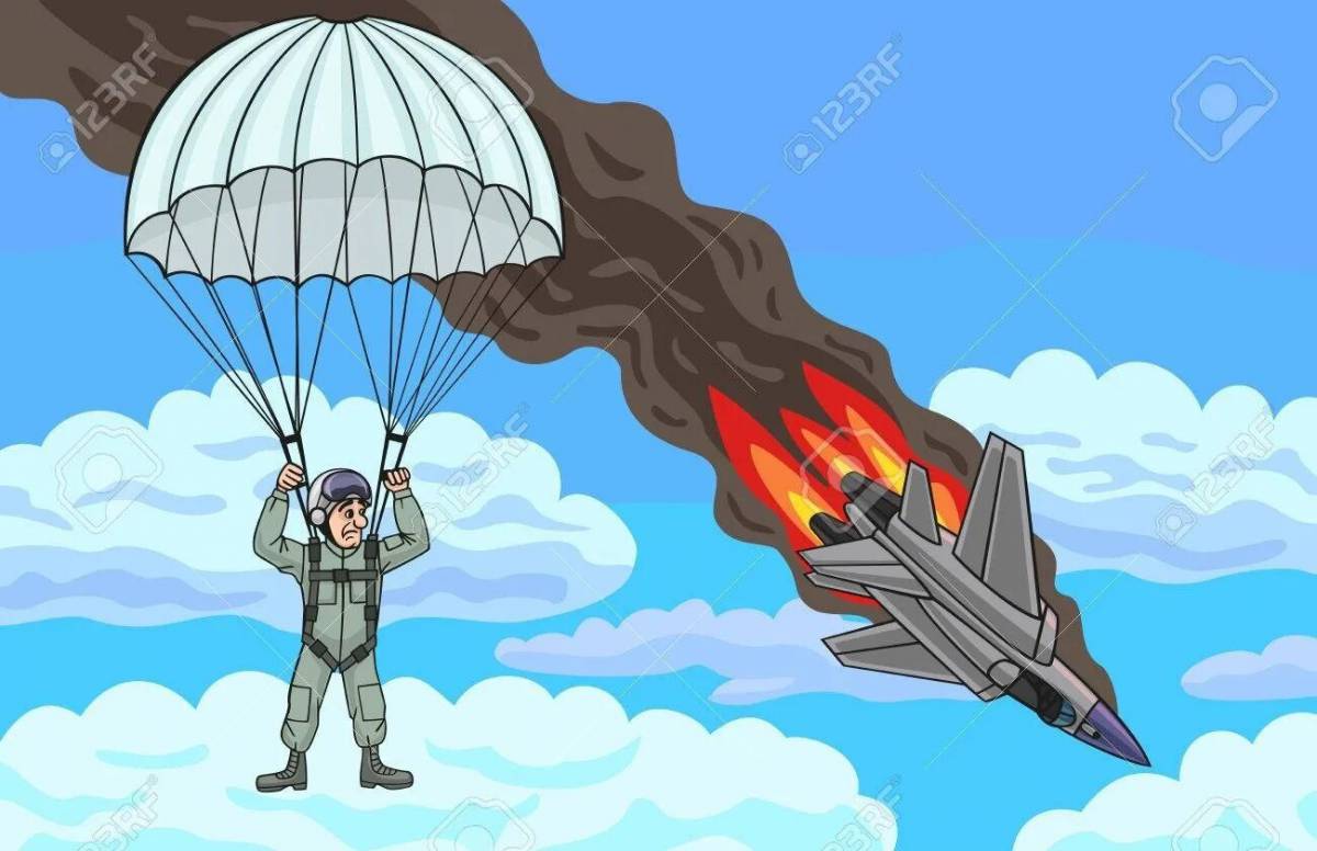 Военный парашютист для детей #11