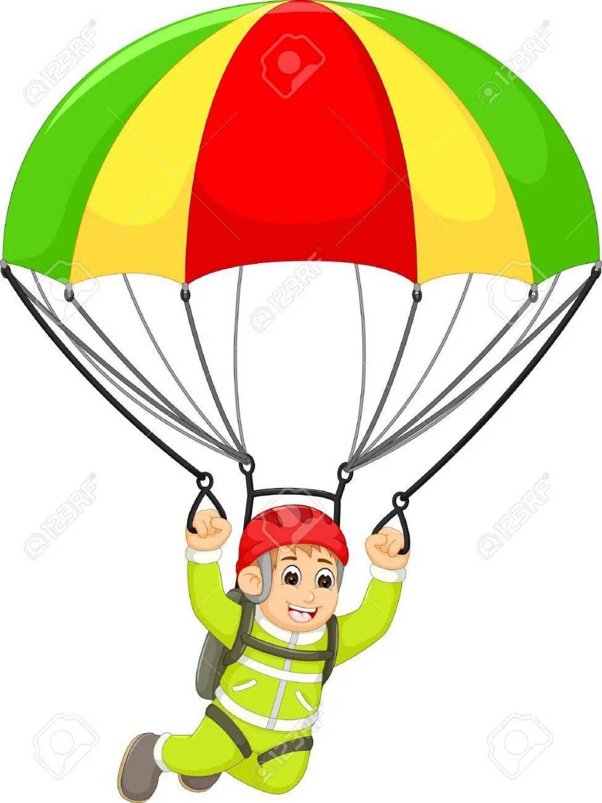 Военный парашютист для детей #25