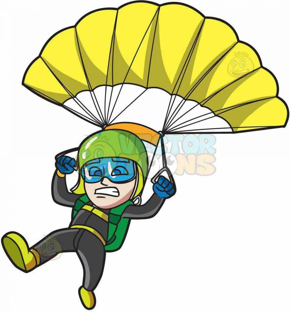 Военный парашютист для детей #31