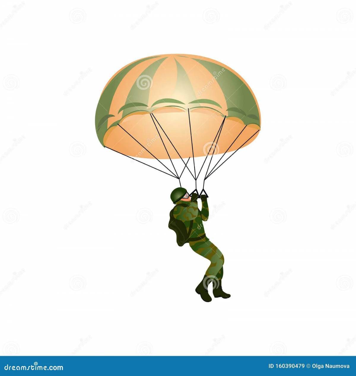 Военный парашютист для детей #34