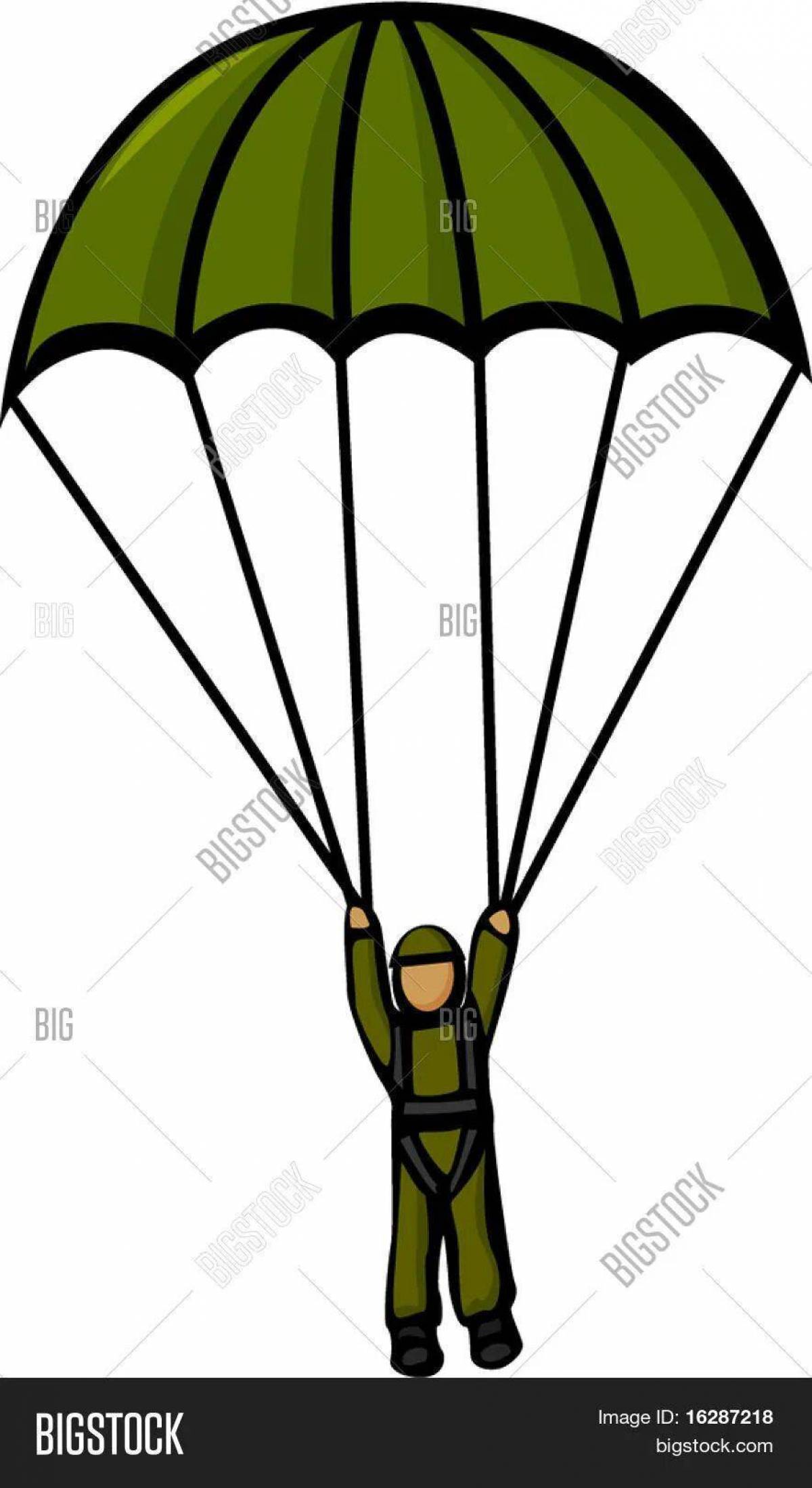 Военный парашютист для детей #35