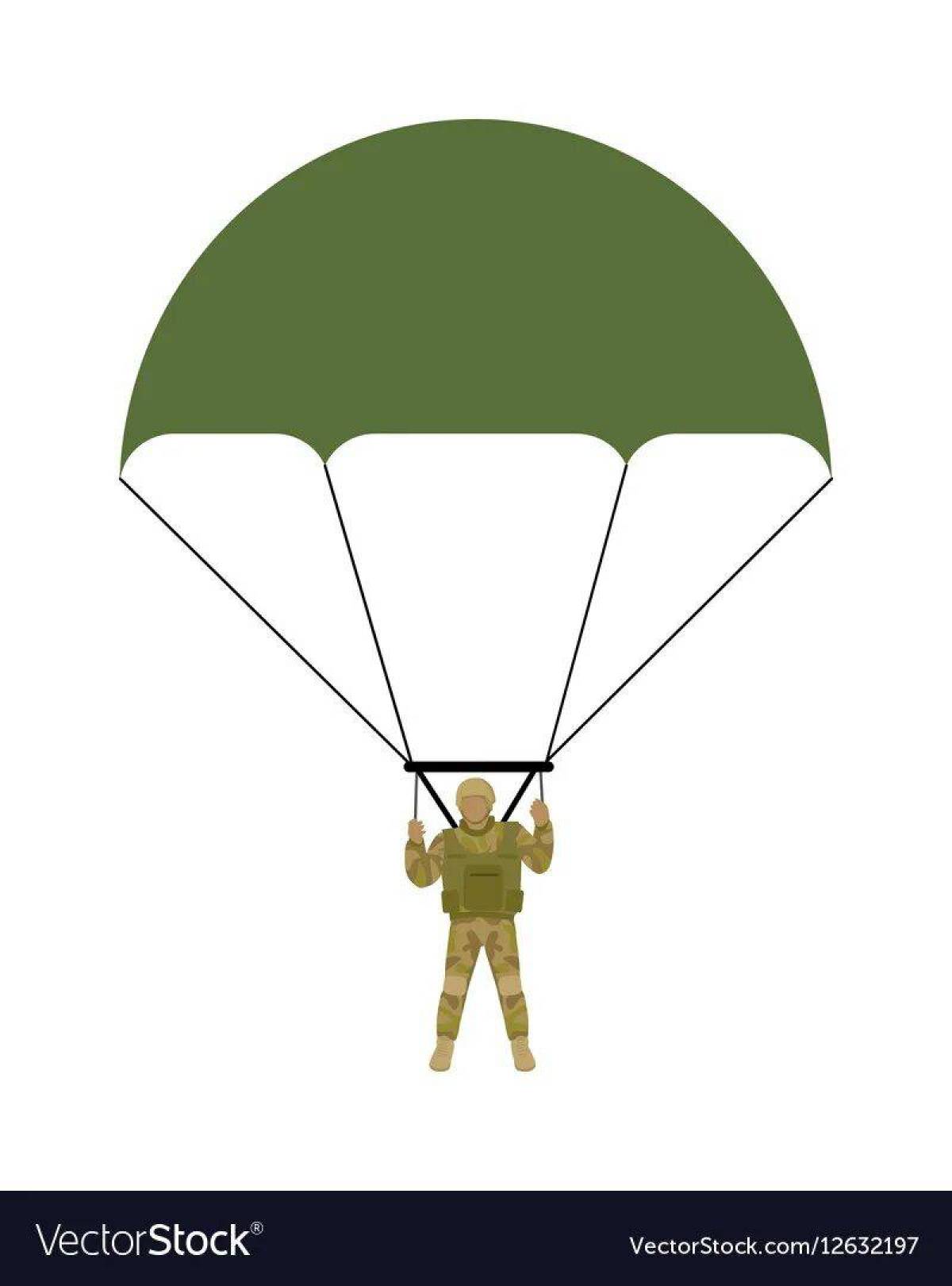 Военный парашютист для детей #36