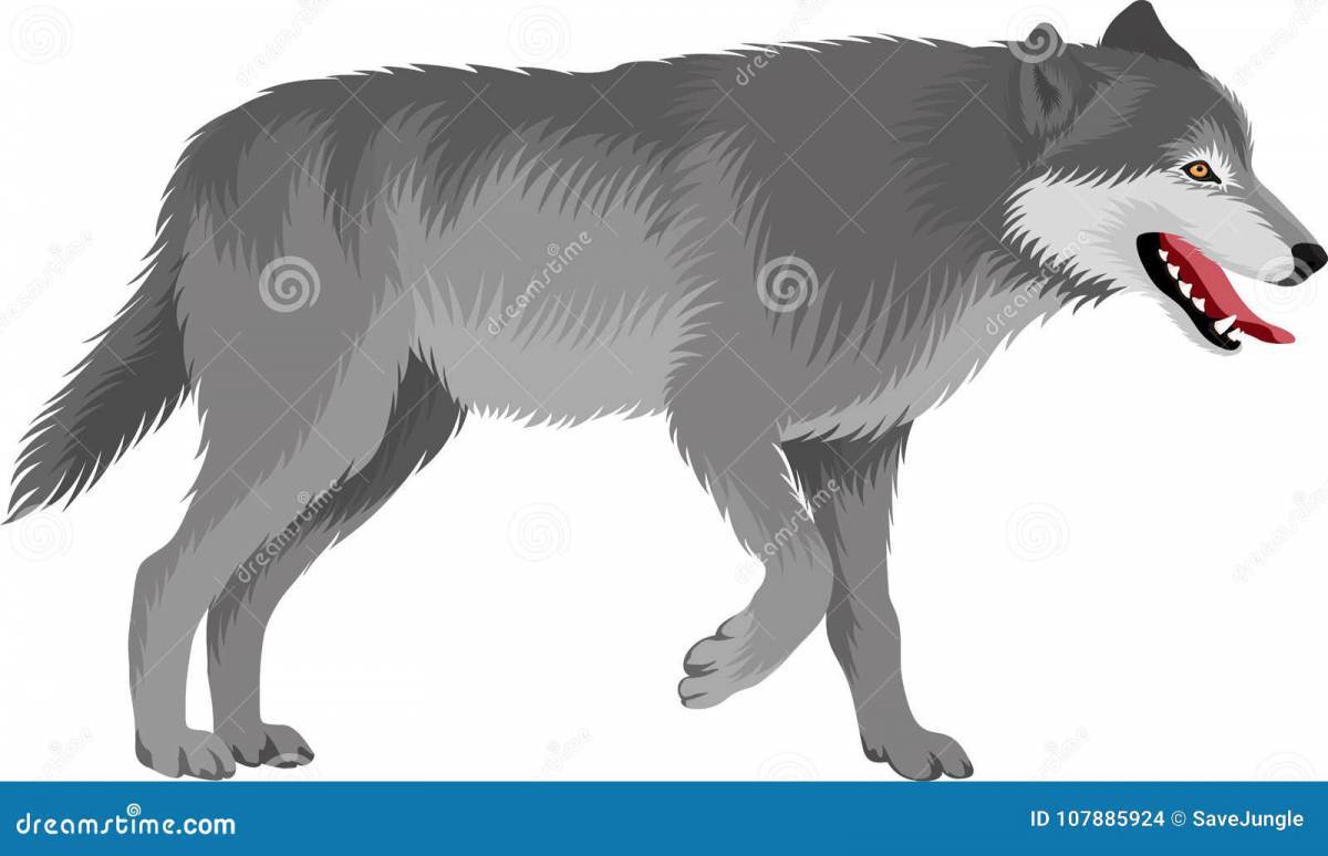 Волк для детей 3 4 лет #16