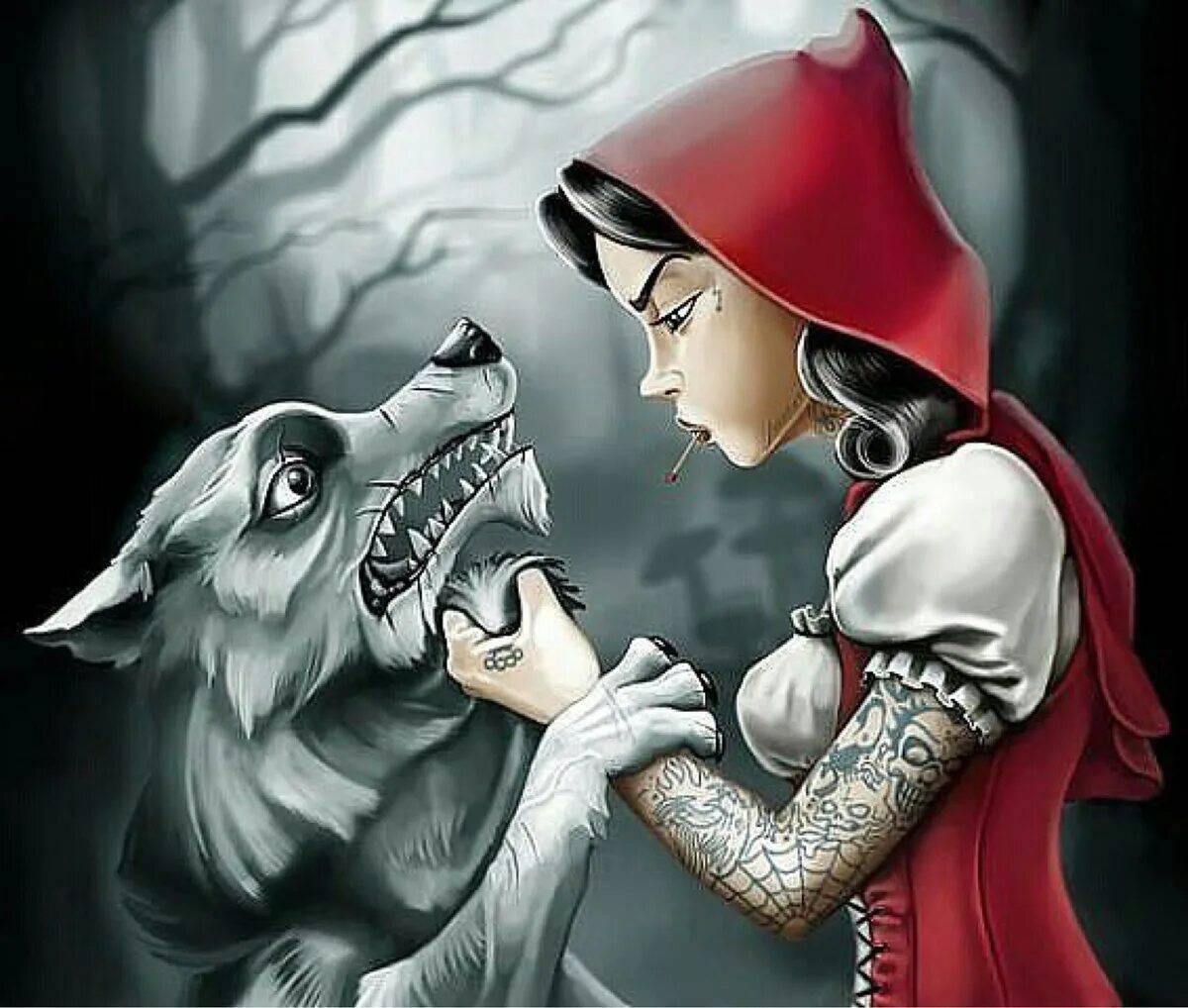 Волк и красная шапочка #2