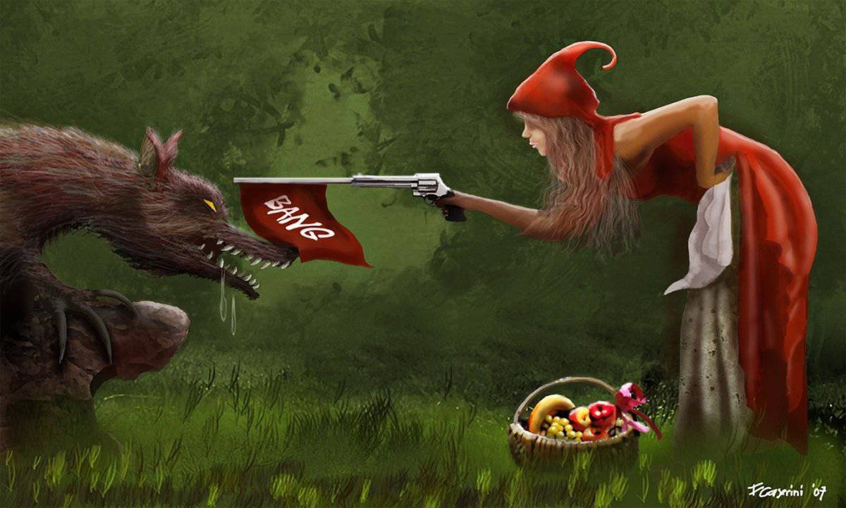 Волк и красная шапочка #8