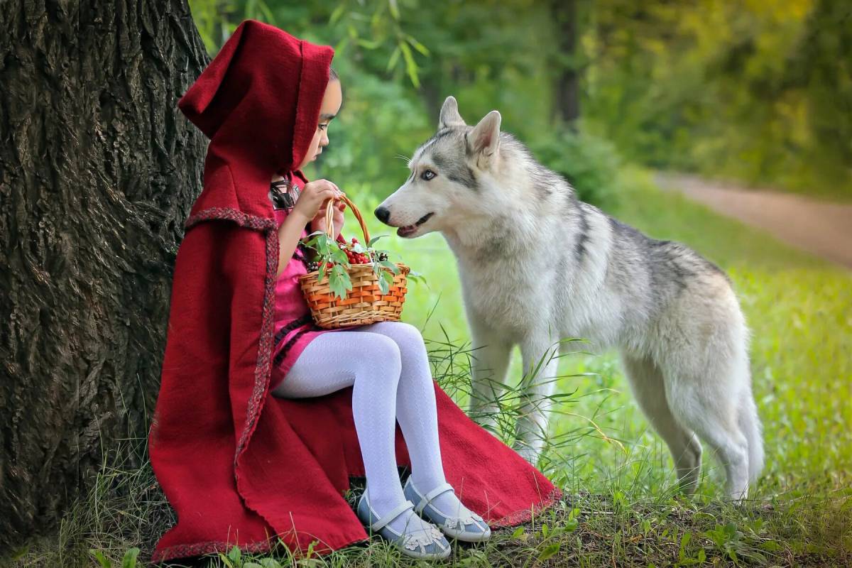 Волк и красная шапочка #9