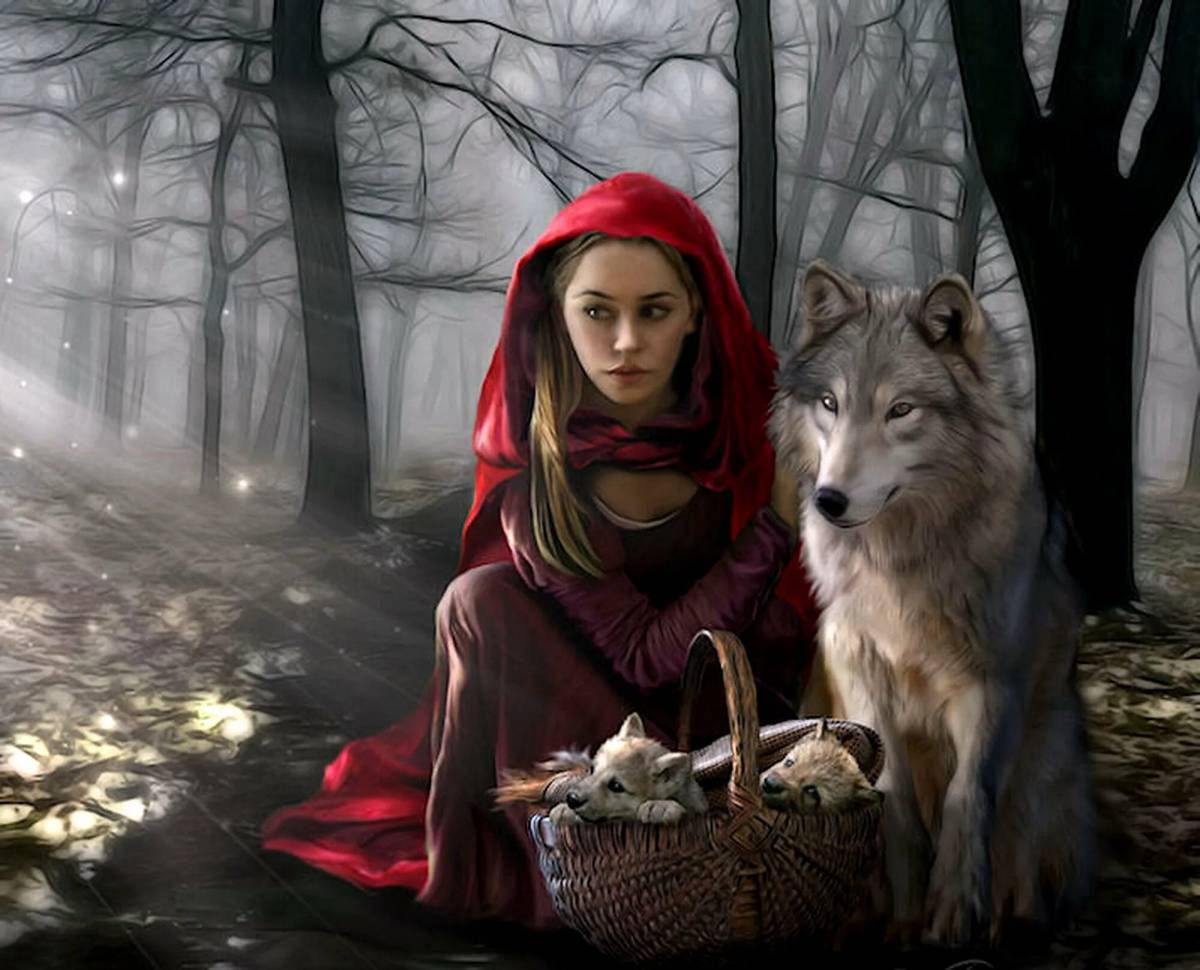 Волк и красная шапочка #16