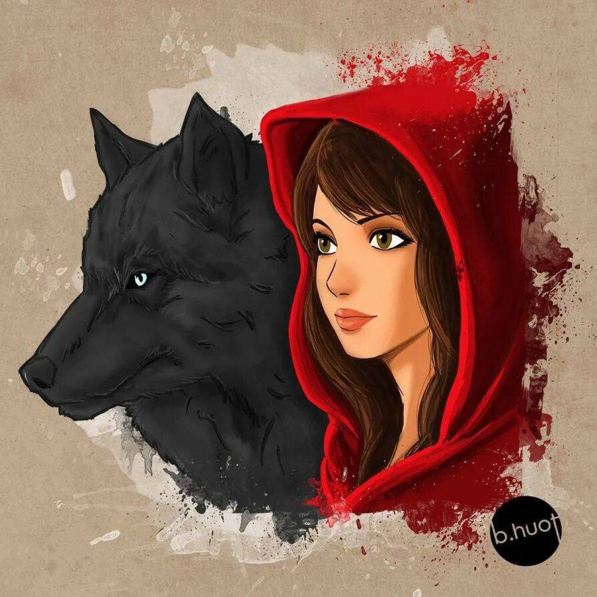 Волк и красная шапочка #19