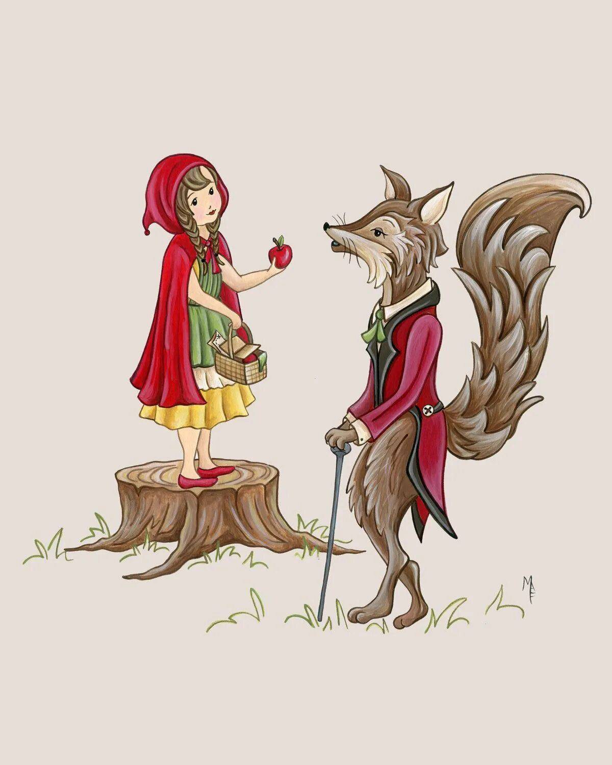 Волк и красная шапочка #27