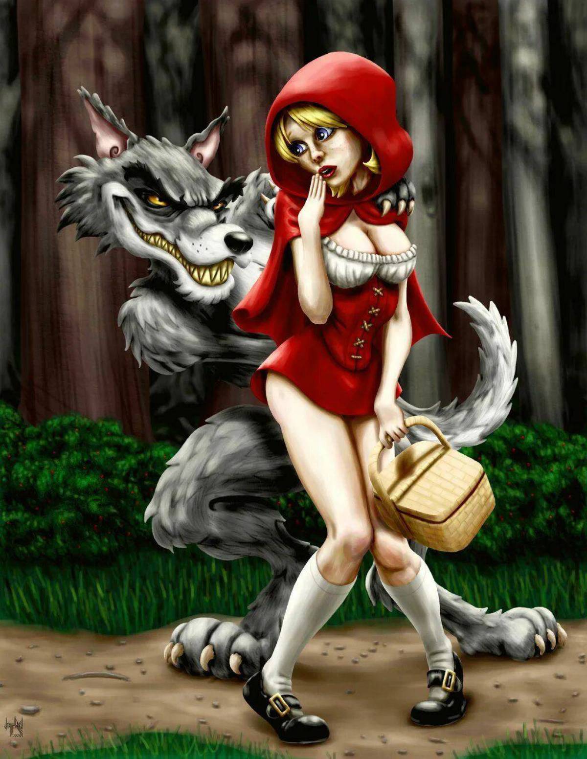 Волк и красная шапочка #38