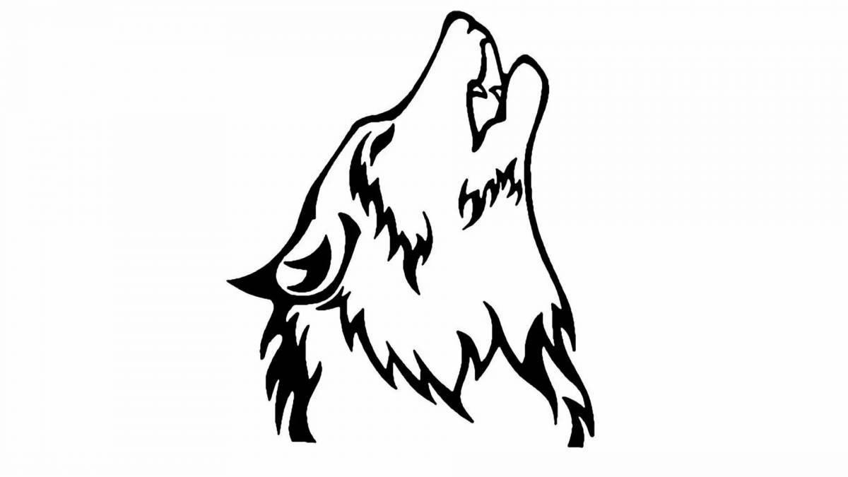 Волк рисунок #2