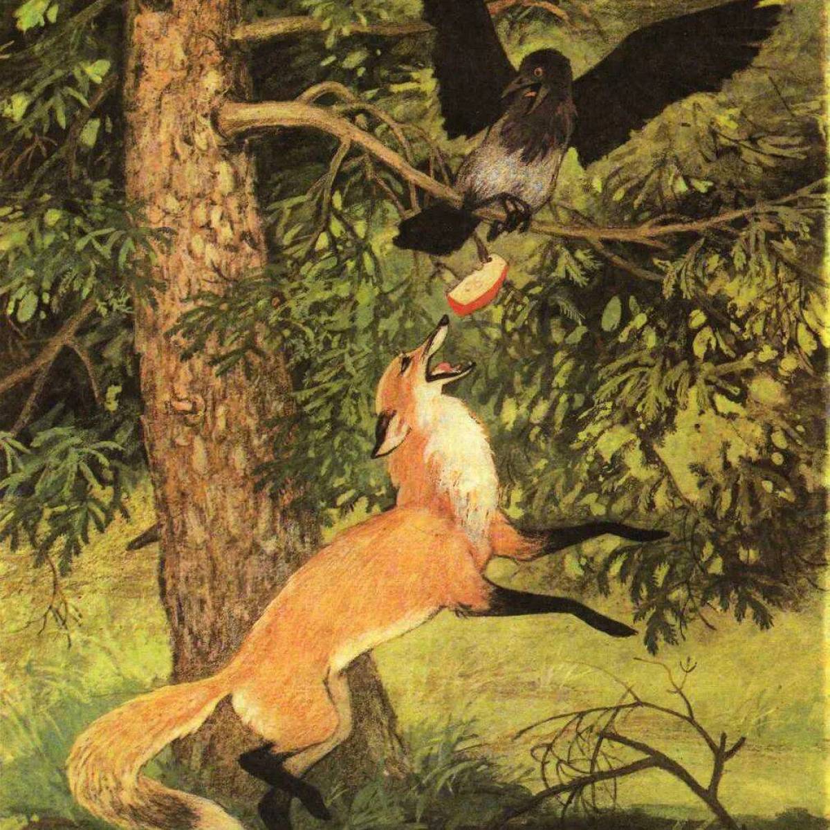 Ворона и лисица #36