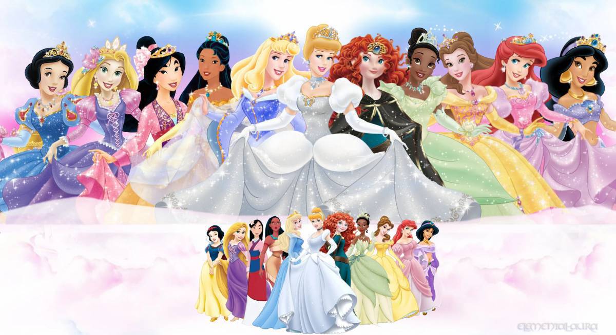 Все принцессы диснея #29