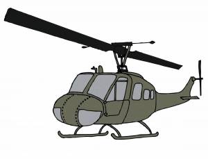 Раскраска военный вертолет для детей #37 #240013