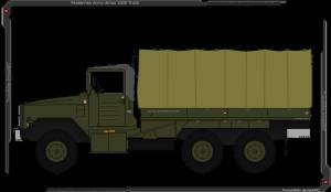 Раскраска военный грузовик для детей #1 #240076