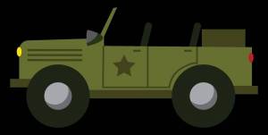 Раскраска военный грузовик для детей #36 #240111