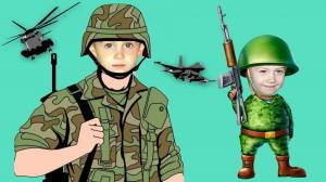 Раскраска военных солдат для мальчиков #19 #240335
