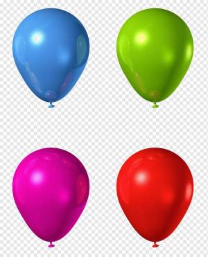 Раскраска воздушные шарики для детей 3 4 лет #19 #240411