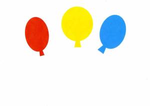 Раскраска воздушные шарики для детей 3 4 лет #24 #240416