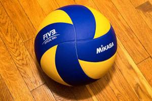 Раскраска волейбольный мяч #11 #240627