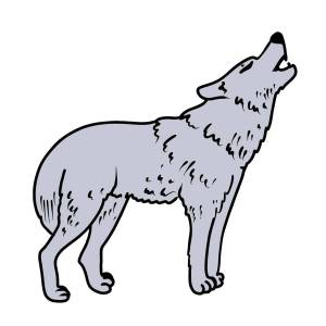 Раскраска волк для детей 3 4 лет #34 #240686