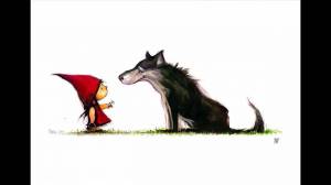 Раскраска волк и красная шапочка #5 #240844