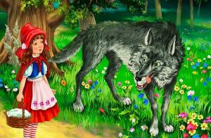 Раскраска волк из сказки #22 #240977