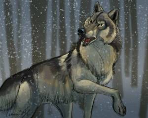Раскраска волк из сказки #24 #240979