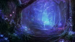 Раскраска волшебный лес #19 #241928