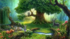 Раскраска волшебный лес #38 #241947