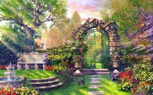 Раскраска волшебный сад #5 #242053