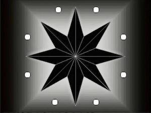 Раскраска восьмиконечная звезда #19 #242936