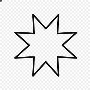 Раскраска восьмиконечная звезда #26 #242943
