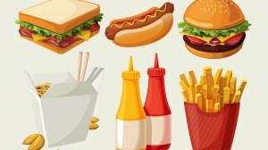 Раскраска вредная еда #28 #243115