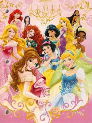 Раскраска все принцессы диснея #10 #243483