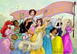 Раскраска все принцессы диснея #12 #243485