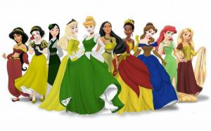 Раскраска все принцессы диснея #31 #243504