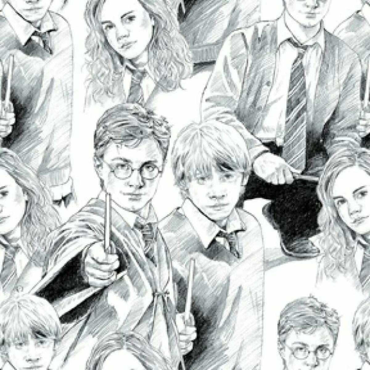 Картинки Для Срисовки Карандашом Гарри Поттер
