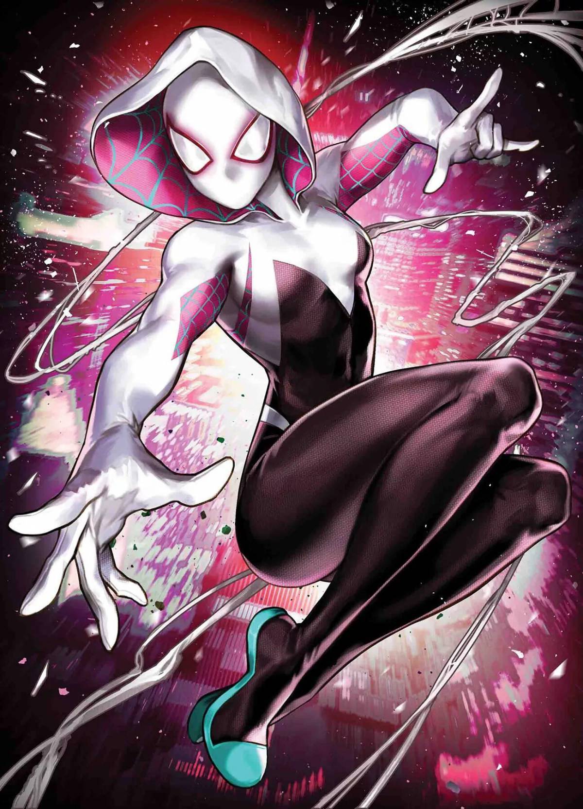 Spider gwen. Гвен паук. Гвен Стейси человек паук. Гвен Стейси Марвел. Гвен Стейси человек паук Марвел.