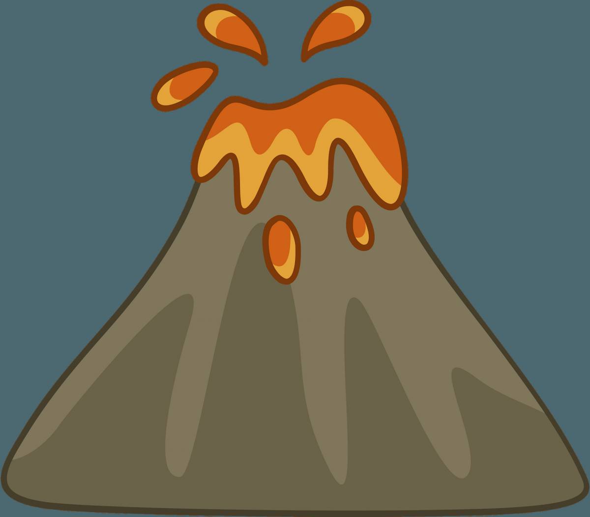 Вулкан для детей #13