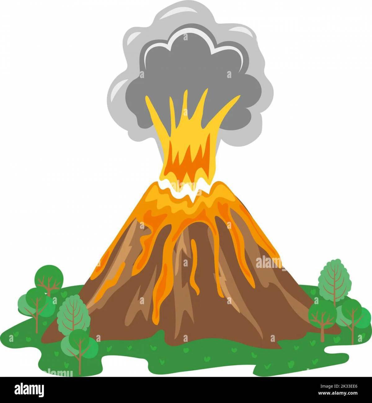 Вулкан для детей #33