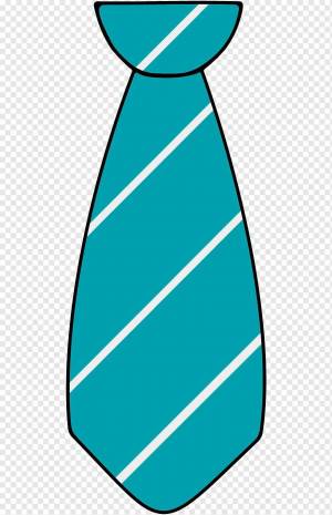 Раскраска галстук для детей #9 #245363