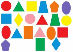 Раскраска геометрические фигуры для детей 2 3 лет #21 #247670