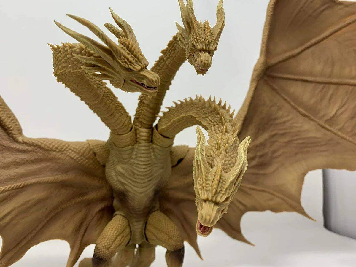 Гидора. Кинг Гидора. Король Гидора 2019. King Ghidorah 2019 фигурка. Кинг Гидора 2019 арт.